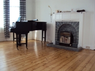 Portobello pine floor with satin finish