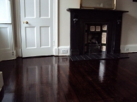 Stockbridge pine floor with mid-oak stain